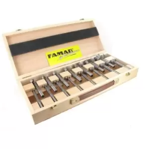 image of Famag - 10PCS Classic Forstner Bit, Classic 10, 15, 18, 20, 22, 25, 26, 30, 35, 40