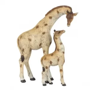 image of Stand Tall Giraffe Mother and Baby Ornament