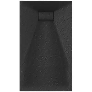 Image of Maya Kai Rectangular Shower Tray 700X1700mm Black