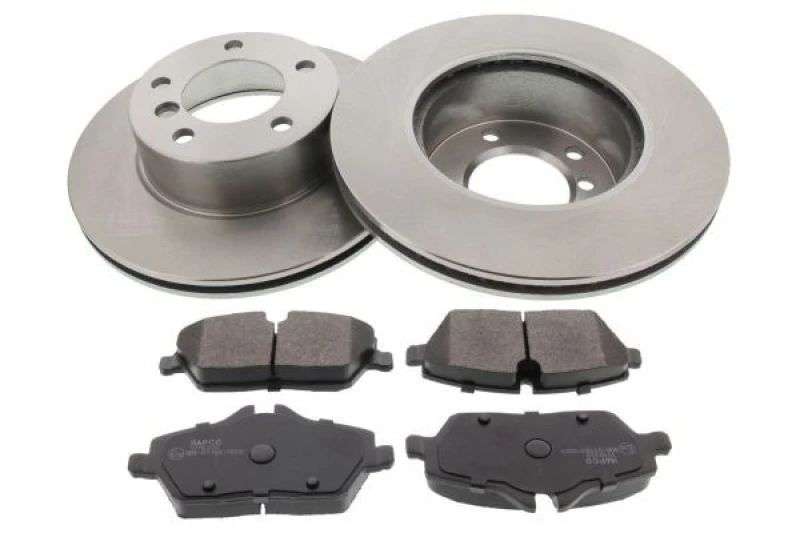 Image of MAPCO 47889 Brake disc and pads set Front Axle, Brake Disc Type: Vented Brake Set,disc brakes (3405)