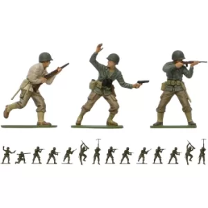 Image of Airfix WWII U.S. Infantry Vintage Classics Figures 1:72 Scale Model Kit