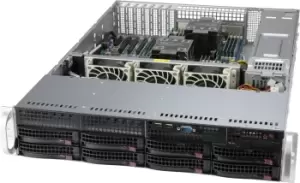 image of Supermicro CSE-825BTQC-R1K23LPB computer case Rack Black 1200 W