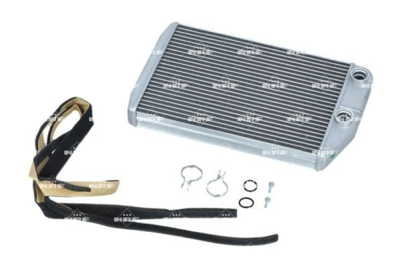 Image of NRF 54309 Heat Exchanger with fastening/mounting material Aluminium Heat Exchanger,interior heating (467)