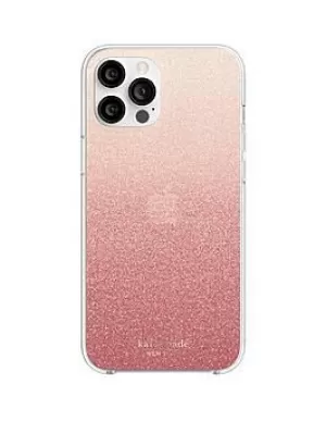 image of Kate Spade New York Protective Hardshell Case For Senior - Glitter Ombre Sunset - iPhone 12 Pro Max