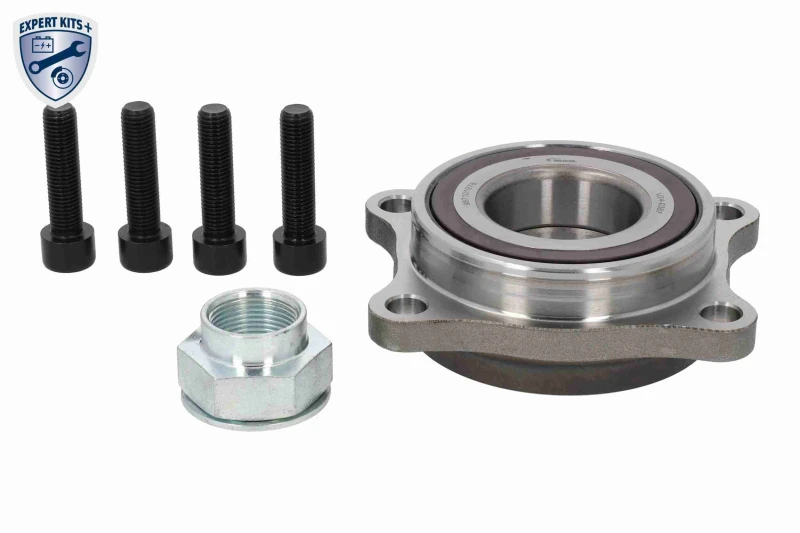 Image of VAICO V24-0387 Wheel bearing kit Front Axle, with integrated magnetic sensor ring Wheel Bearing Kit (654)