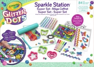 Image of Crayola Glitter Dots Super Set