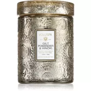 Voluspa Japonica Holiday Gilt Pomander & Hinoki Scented Candle 156g