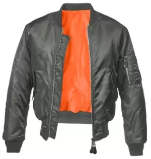 Image of Brandit MA1 Classic Jacket, black-grey, Size 2XL, black-grey, Size 2XL