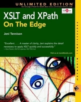 Image of Xslt and Xpath on the Edge by Jeni Tennison Paperback