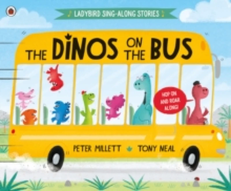 Image of Peter Millett The Dinos on the Bus Book Multi unisex