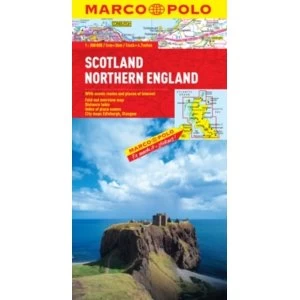 Image of Scotland / Northern England Marco Polo Map by Marco Polo (Sheet map, folded, 2014)