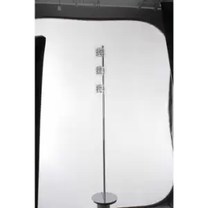 Image of Impex Sonja 3 Light Chrome Floor Lamp