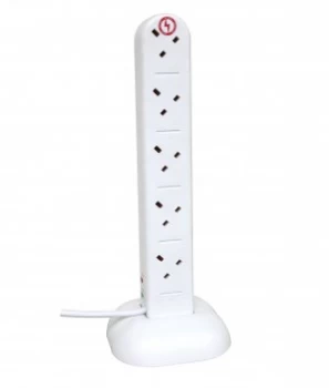 Image of Connect It 10-Gang Socket Tower With 2M Cable