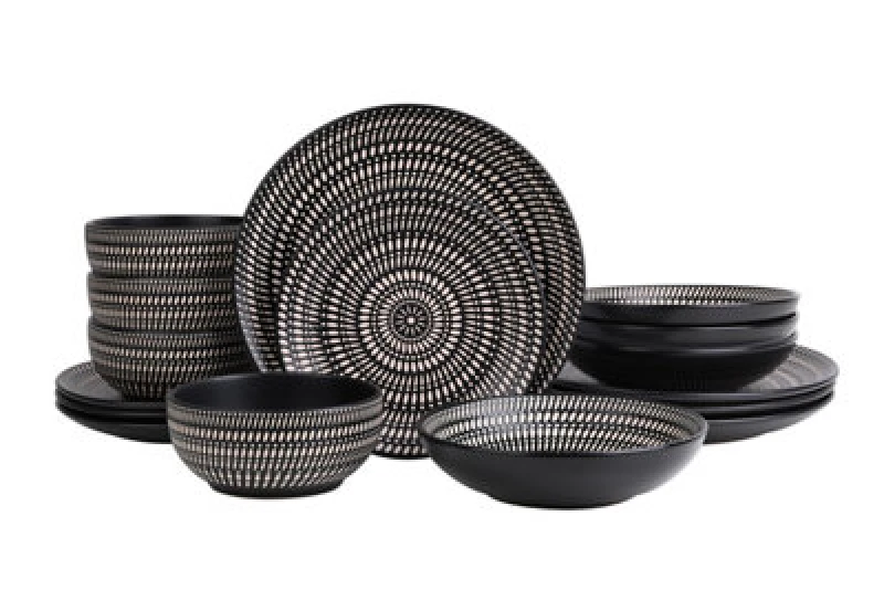 Image of Waterside 16Pc Pad Print Black Plates 6306