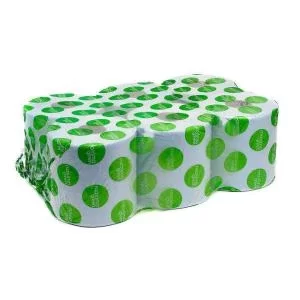 Image of Maxima Centrefeed Roll 1-Ply 180mmx300m Blue Ref 1105035 Pack 6 138944