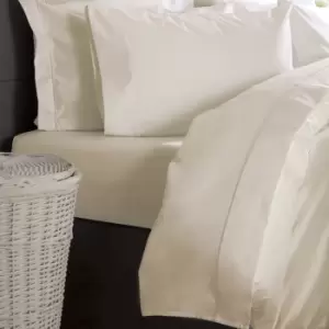 Image of Belledorm Ultralux 1000 Thread Count Extra Deep Fitted Sheet (Double) (Ivory)