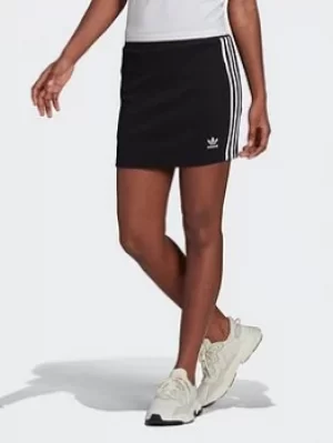 image of adidas Originals Adicolor Classics Skirt, Black, Size 10, Women