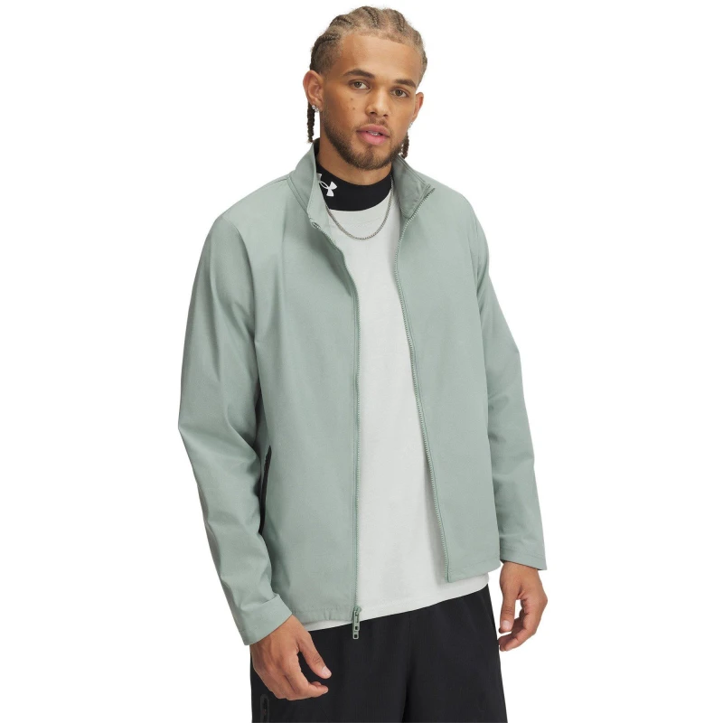 Image of Under Armour Mens Unstop Zip Hoodie Green male XL