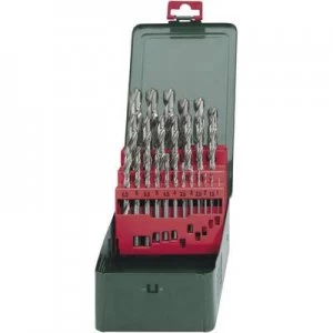 Image of Metabo 627154000 HSS Metal twist drill bit set 25 Piece cut DIN 338 Cylinder shank 1 Set
