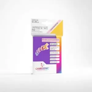 Image of Gamegenic Prime Japanese Sized Sleeves Purple - 60 Sleeves