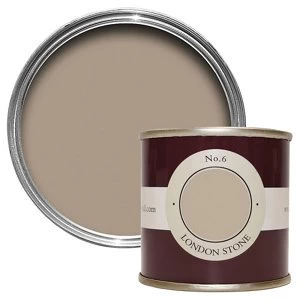 Image of Farrow & Ball Estate London stone No. 6 Emulsion Paint 100ml Tester pot