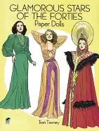 Image of glamorous stars of the forties paper dolls