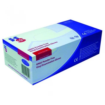 Image of Handsafe Powder-Free Clear Large Vinyl Gloves Pack of 100 GN65