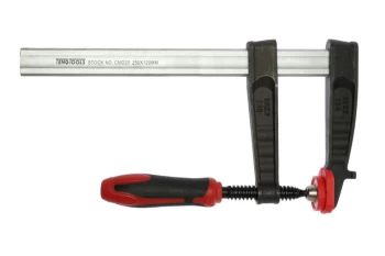 Image of Teng Tools CMD25 Cast Iron Clamp 250 x 120mm (with Protective Caps)