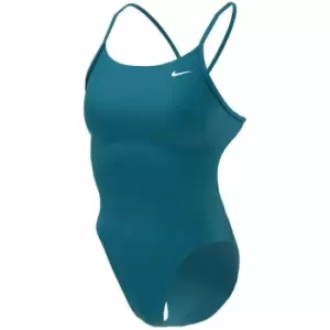 Image of Nike Cut Out Swimsuit Womens - Green