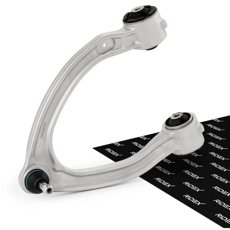 Image of RIDEX 273C0642 Suspension arm Control Arm, Aluminium, Right, with rubber mount, with accessories Aluminium Track Control Arm (273)