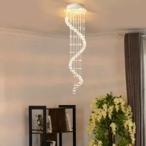 image of Modern Crystal Droplet Ceiling Light 110cm