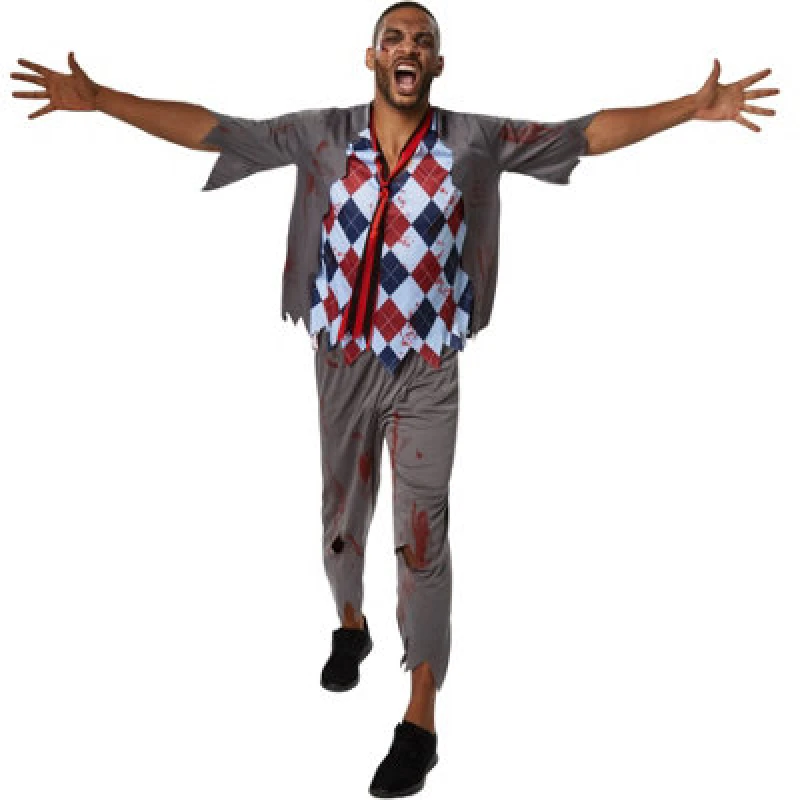 Image of Tectake Mens Scary Schoolboy Costume 302265 - Colourful S