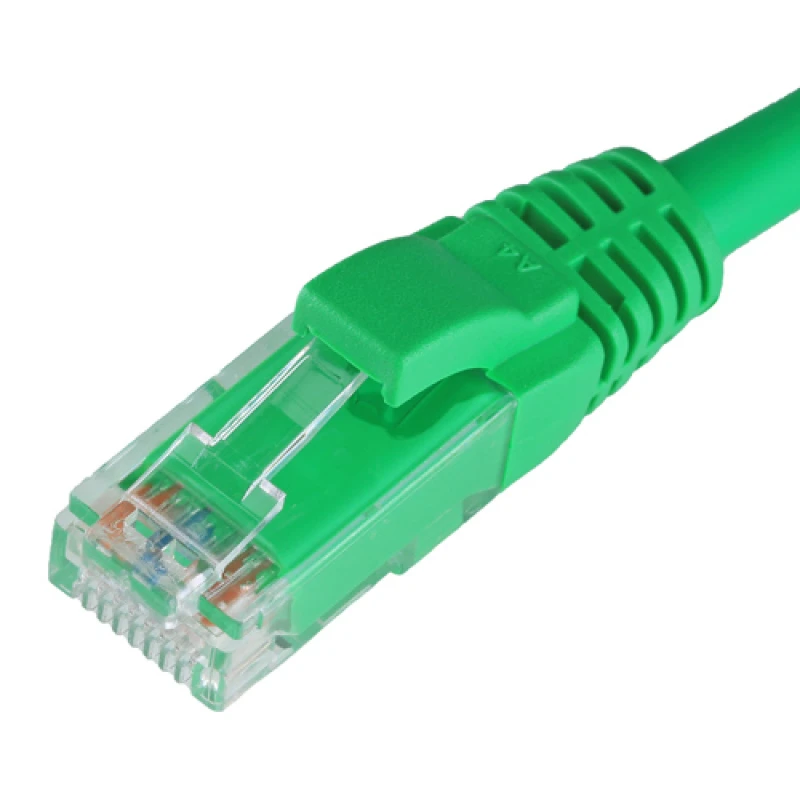 Image of Cablenet 0.3m Cat6 RJ45 Green U/UTP LSOH 24AWG Snagless Booted Patch L