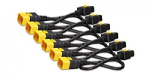 Image of APC Power Cord Kit (6 ea), Locking, C19 to C20, 1.2m