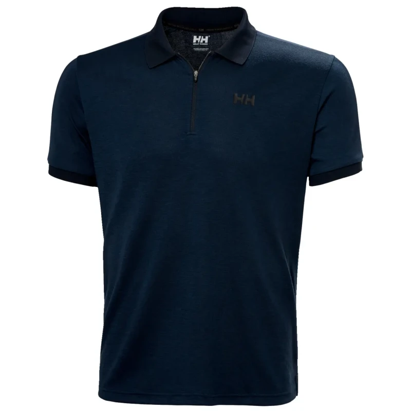 Image of Helly Hansen 1/2 zip polo shirt Helly Hansen HP Bleu Male M