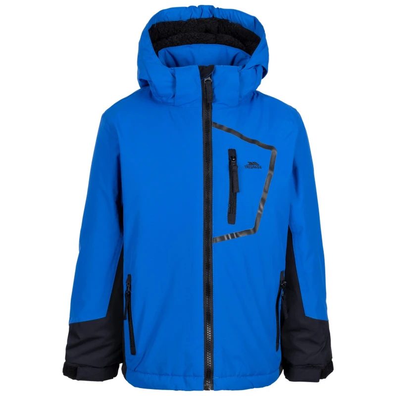 Image of Trespass Kids Elder Waterproof Jacket Blue male 2-3 Yrs
