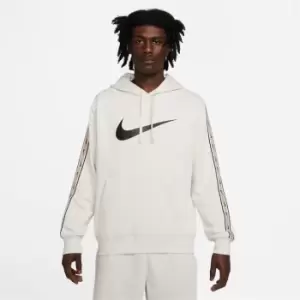 Image of Nike Sportswear Repeat Mens Pullover Fleece Hoodie - Beige