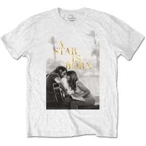 image of A Star Is Born - Jack & Ally Movie Poster Unisex Large T-Shirt - White