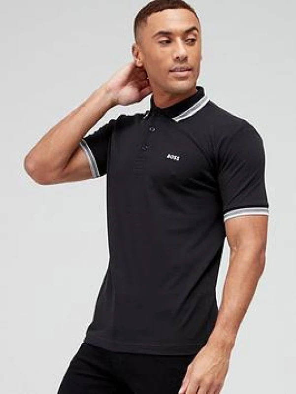 Image of Boss Paddy Polo Shirt - Black S