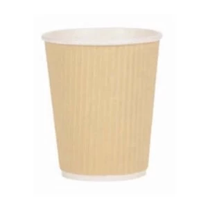 Image of Ripple Cup 8oz 220ml Brown Pack of 500