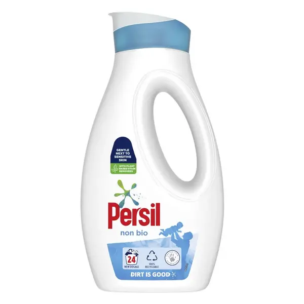 image of Persil Non Bio Laundry Washing Liquid Detergent 1.54L