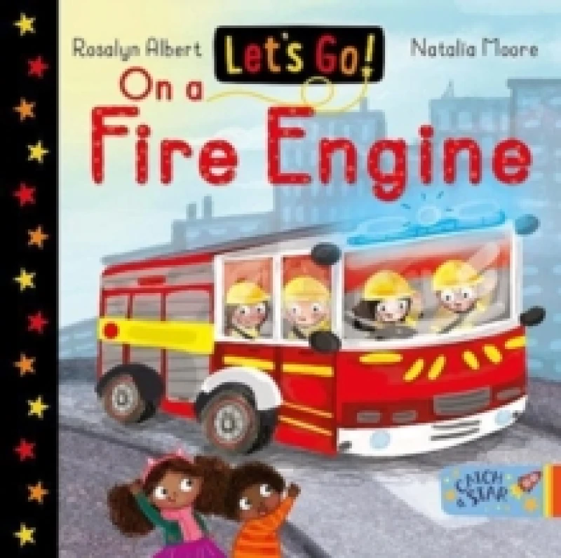 Image of Rosalyn Albert Let's Go! On a Fire Engine Book Multi unisex