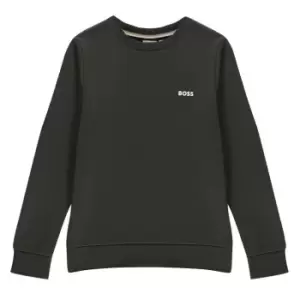 image of Boss Small Logo Sweater - Green