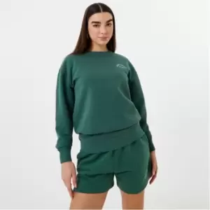 image of Jack Wills Loose Fit Crew Sweater - Green