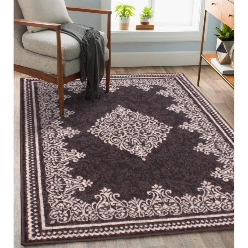 Image of Rugstyle TRADITIONAL POLY DOUGLAS Dark Grey unisex 160x230cm