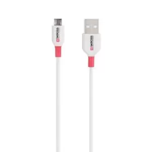 image of Skross USB cable USB 2.0 USB-A plug 1.20 m White Round SKCA0001A-M120CN