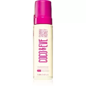 Image of Coco & Eve Sunny Honey Bali Bronzing Foam Self Tanning Mousse Medium 200ml