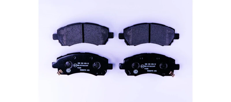 Image of HELLA Brake pad set HELLA 8DB 355 010-121