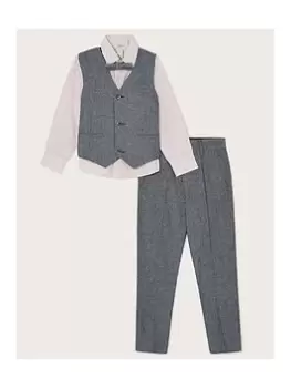 image of Monsoon Boys 4 Piece Suit - Grey, Size Age: 11 Years