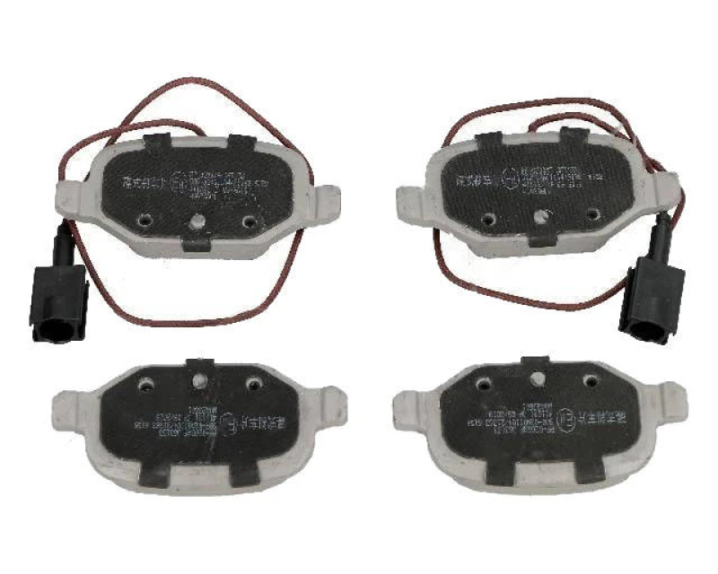 Image of ASHIKA 51-00-0200 Brake pad set Rear Axle, incl. wear warning contact Brake Pad Set,disc brake (402)